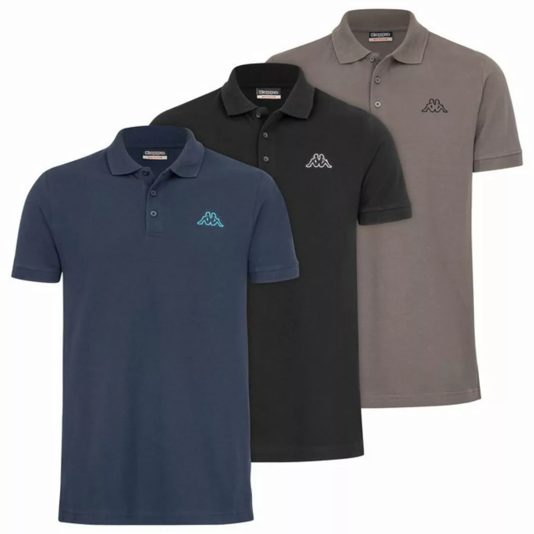 Kappa Poloshirt Kappa Herren Polo VELEOT 3 Polo Shirt 3er-Pack s/s 707408 günstig online kaufen