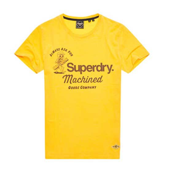 Superdry Core Logo Ac Kurzärmeliges T-shirt 2XL Pigment Yellow günstig online kaufen