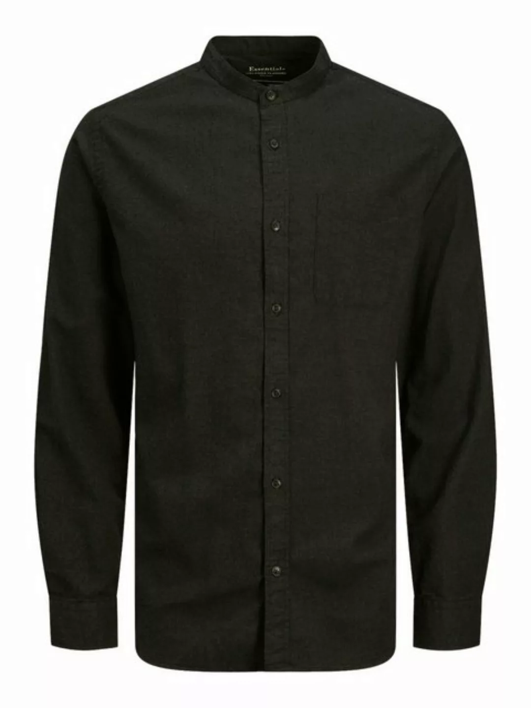 Jack & Jones Langarmhemd Herren Hemd Slim Fit Leicht JJEBAND MELANGE SHIRT günstig online kaufen