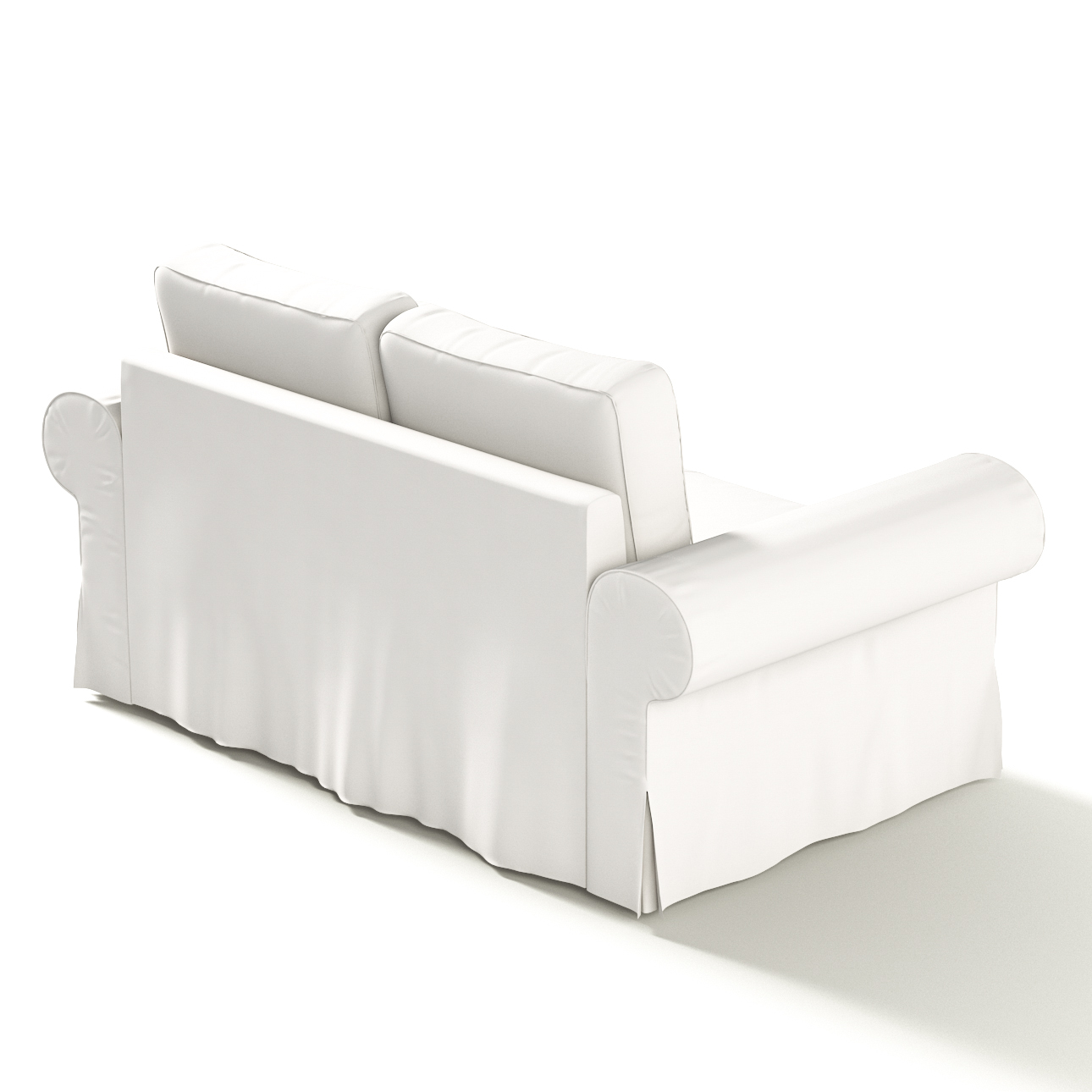 Bezug für Backabro 2-Sitzer Sofa ausklappbar, weiss, Bezug für Backabro 2-S günstig online kaufen