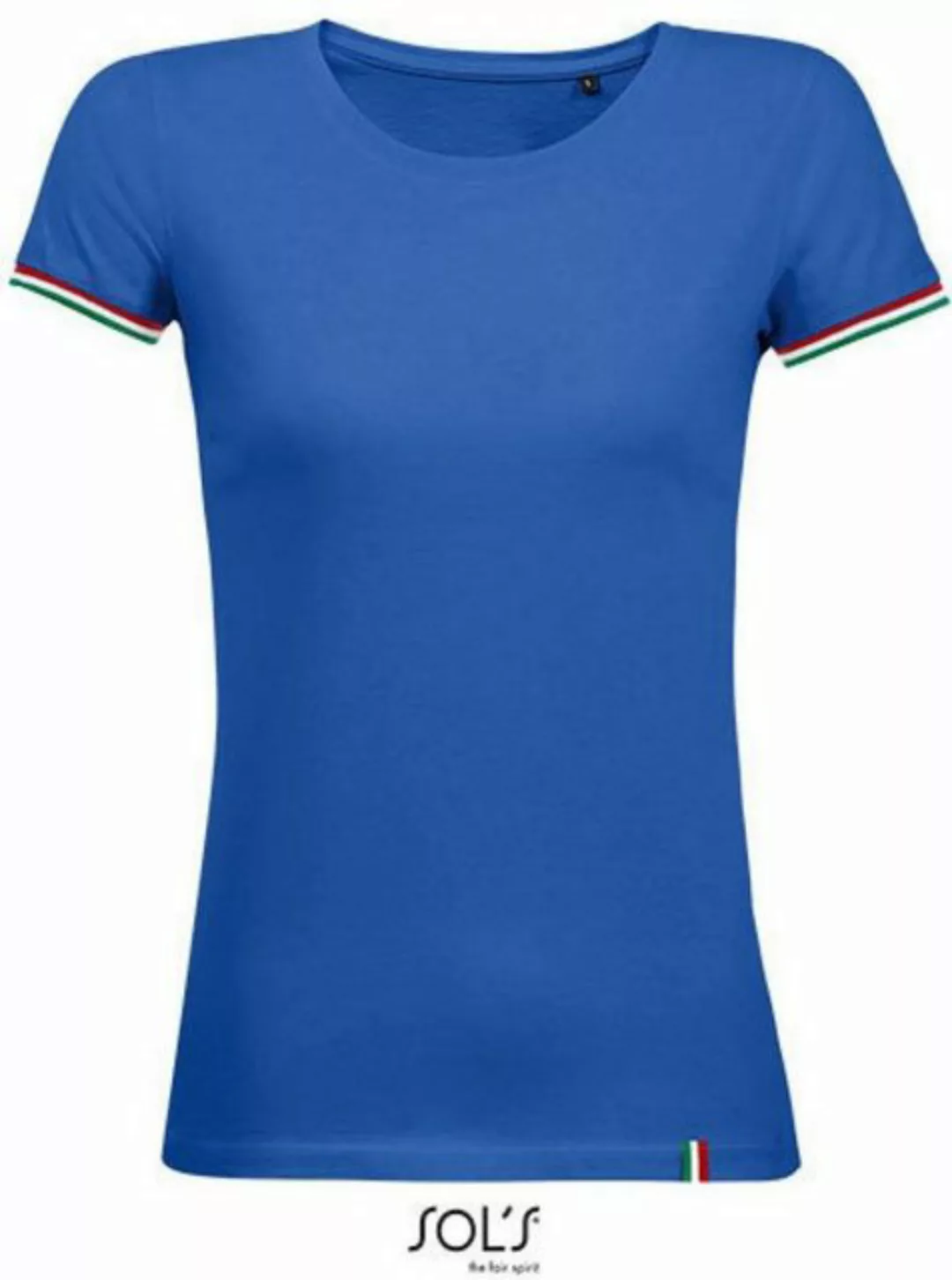 SOLS Rundhalsshirt Damen Shirt Women´s Short Sleeve T-Shirt Rainbow günstig online kaufen