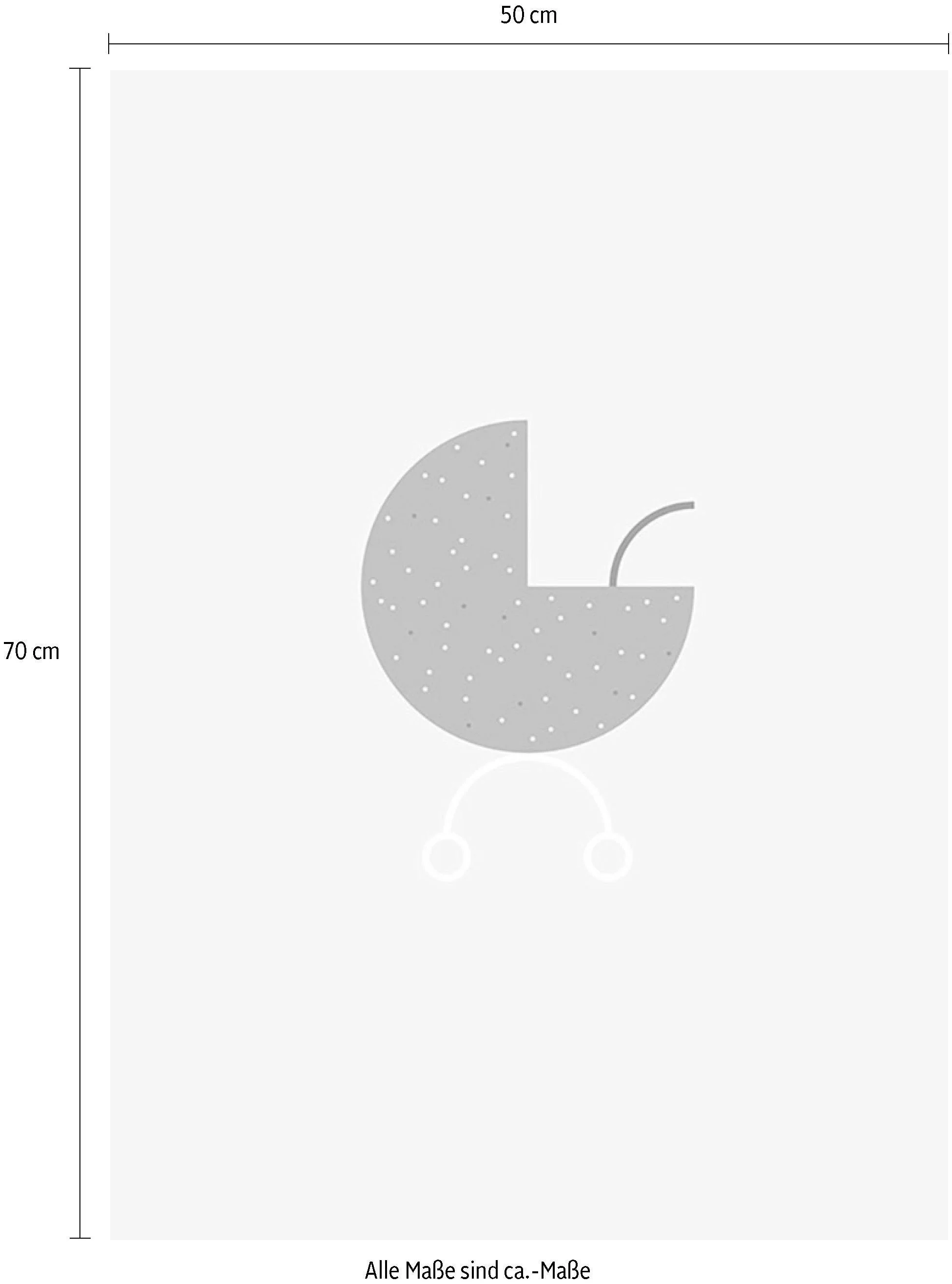 Komar Bild "Baby Hello World", Figuren, (1 St.), Wandbild zur Dekoration - günstig online kaufen