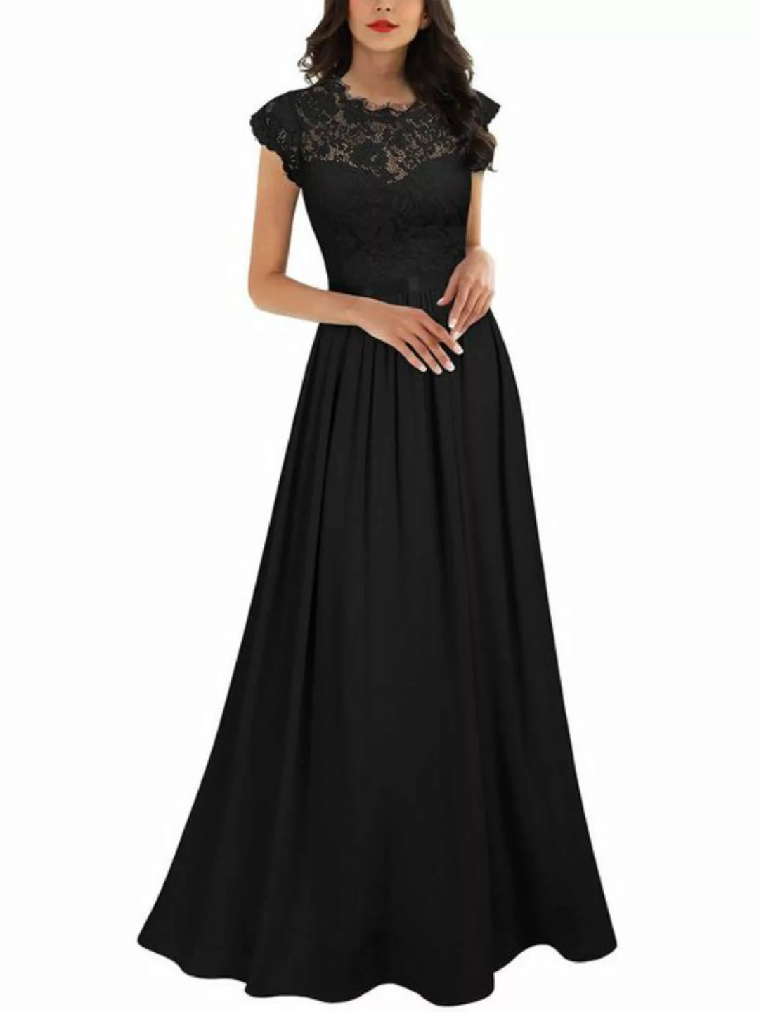 ZWY Dirndl Abendkleid A-Linien-Kleid festlich V-Ausschnitt Cocktailkleid La günstig online kaufen