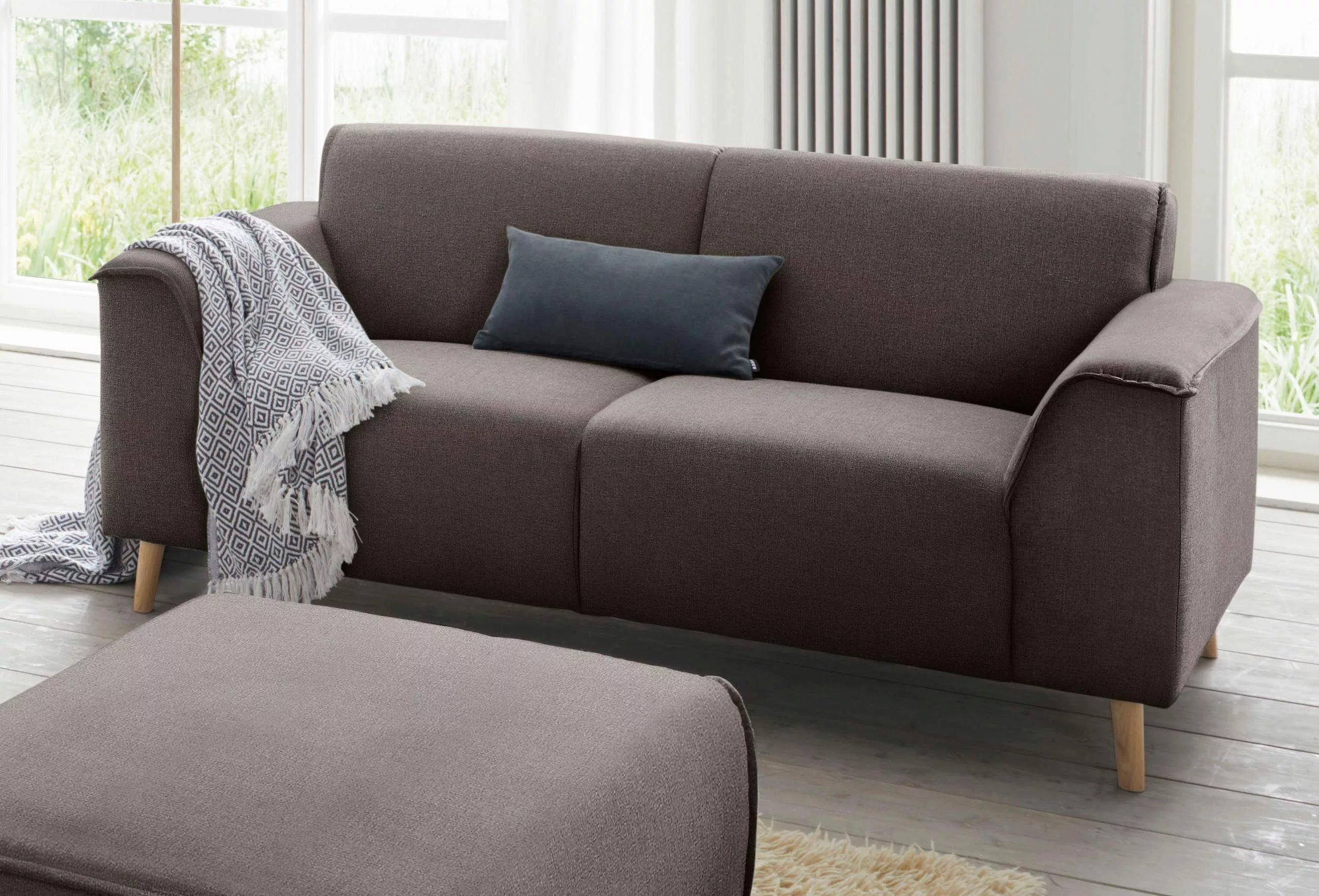 andas 2-Sitzer "Janek Scandic Design, elegant und zeitlos", mit Federkern u günstig online kaufen