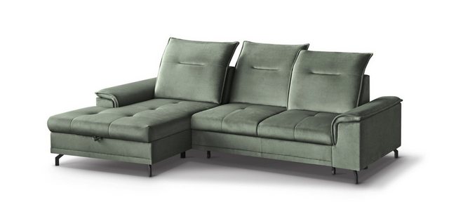 MOEBLO Ecksofa Romi Mini, Moderner Ecksofa MINI mit Schlaffunktion und Stau günstig online kaufen