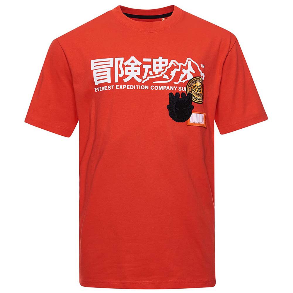 Superdry Survivalist Graphic Kurzärmeliges T-shirt S-M Fiery Orange günstig online kaufen