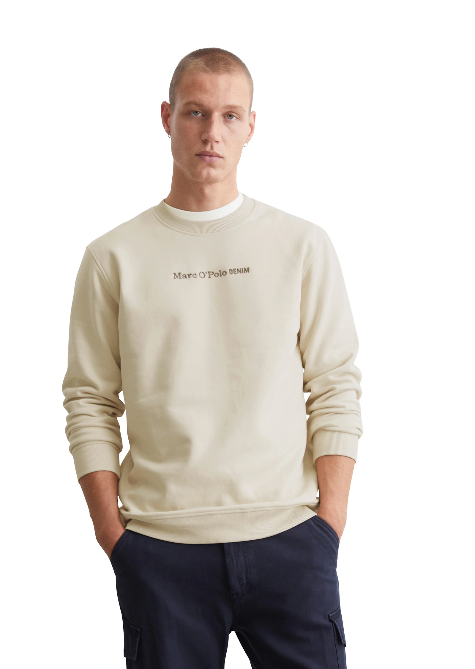 Marc OPolo DENIM Sweatshirt "aus reiner Bio-Baumwolle" günstig online kaufen