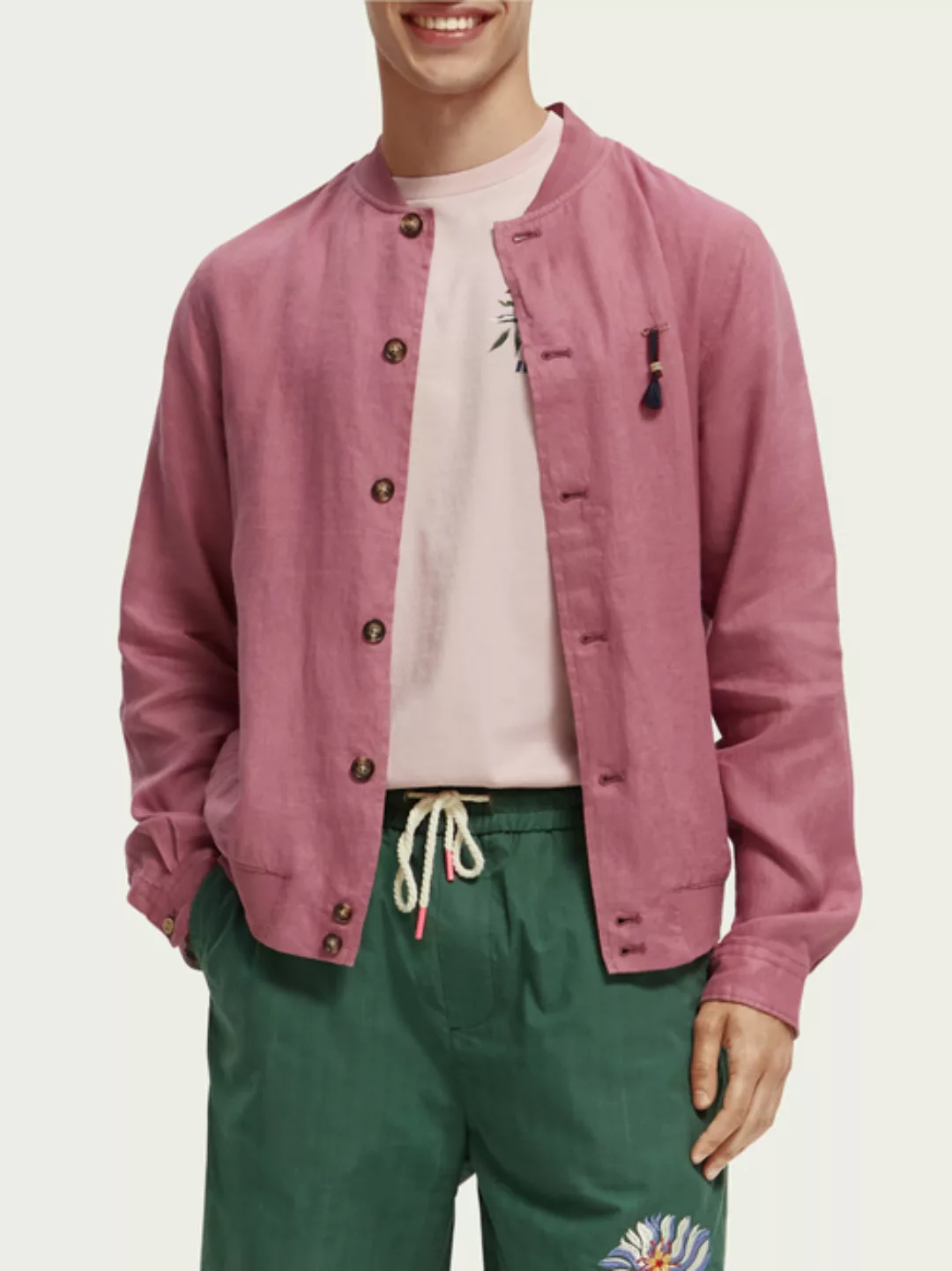 Scotch & Soda Blouson aus Leinen günstig online kaufen