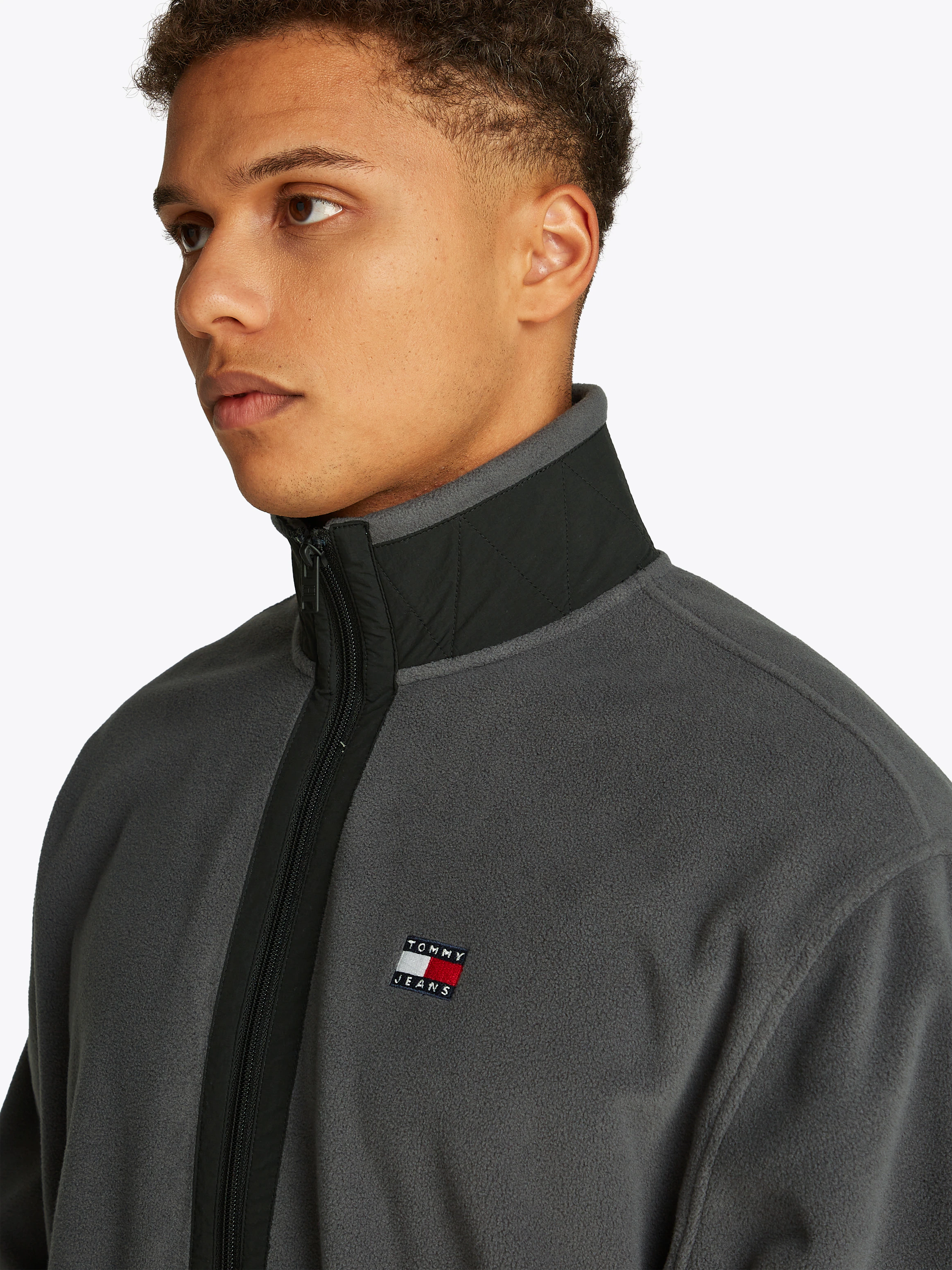 Tommy Jeans Plus Fleecejacke "TJM RLX FZ POLAR FLEECE EXT", Große Größen günstig online kaufen
