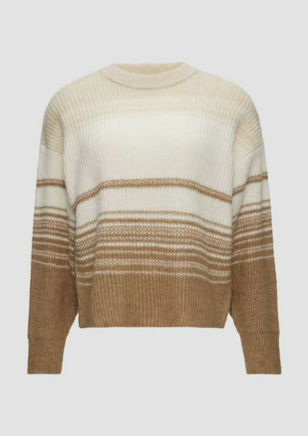 s.Oliver Strickpullover mit Intarsien Muster günstig online kaufen