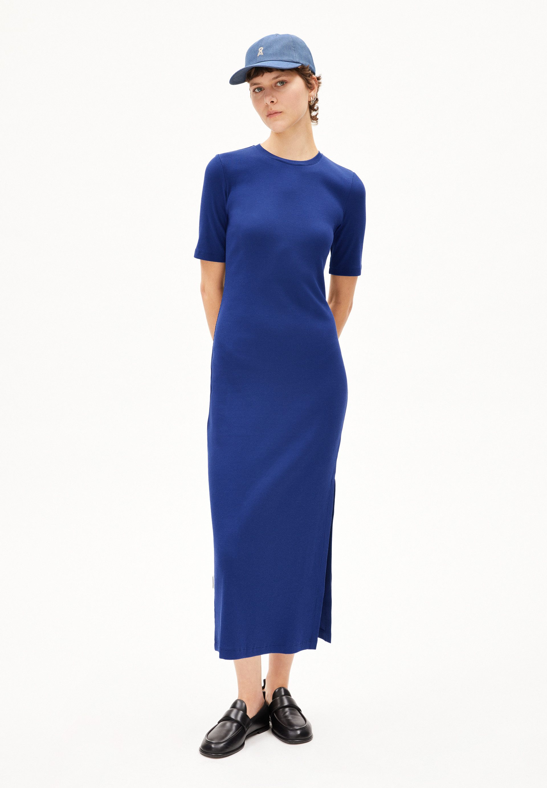 Armedangels Maxikleid SEHAARAA Ripp-Jerseykleid aus Bio-Baumwoll günstig online kaufen