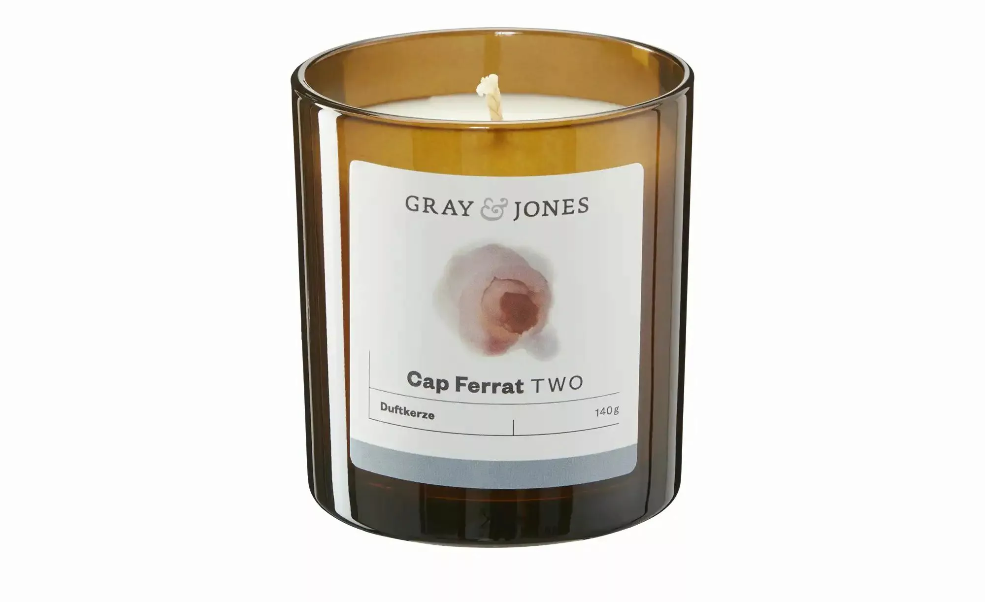 Gray & Jones Duftkerze  Cap Ferrat TWO ¦ Glas , Wachs ¦ Maße (cm): H: 7,5 günstig online kaufen