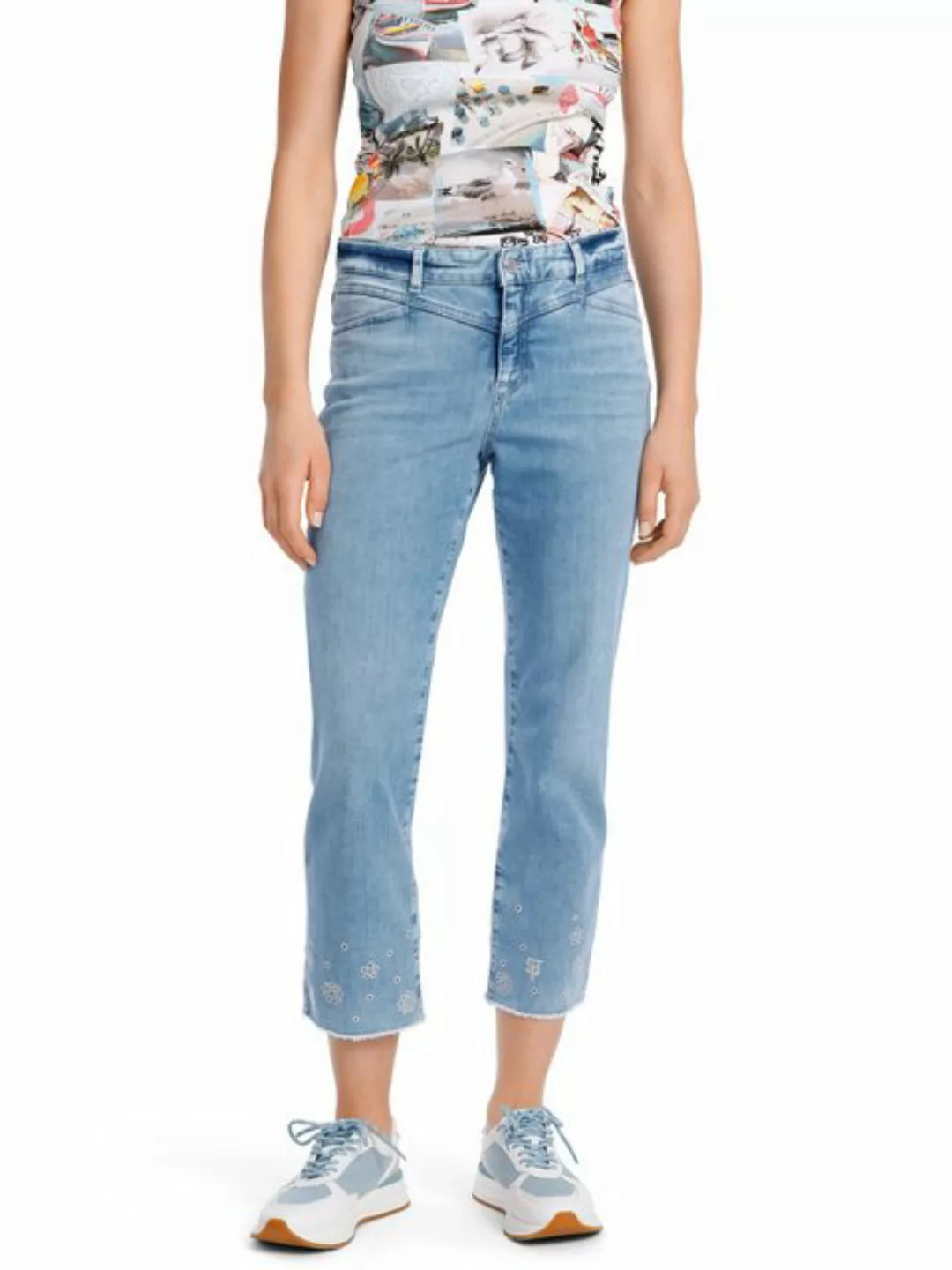 Marc Cain 7/8-Jeans "Sports Summer Pics" Premium Damenmode Mit verspielter günstig online kaufen