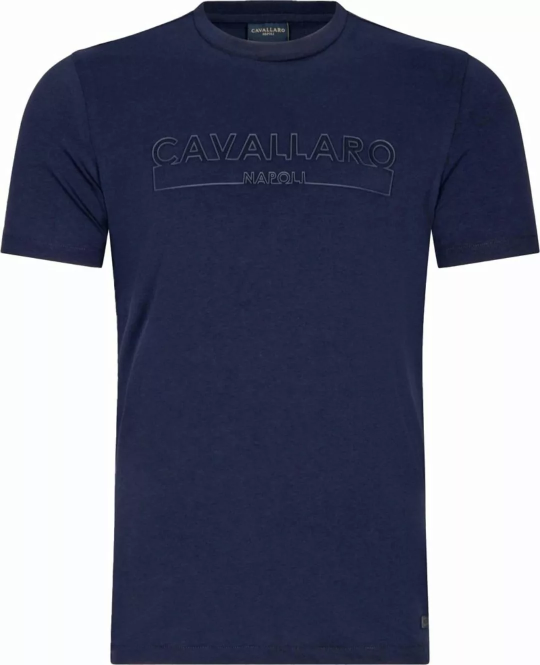Cavallaro Beciano T-Shirt Logo Navy - Größe M günstig online kaufen