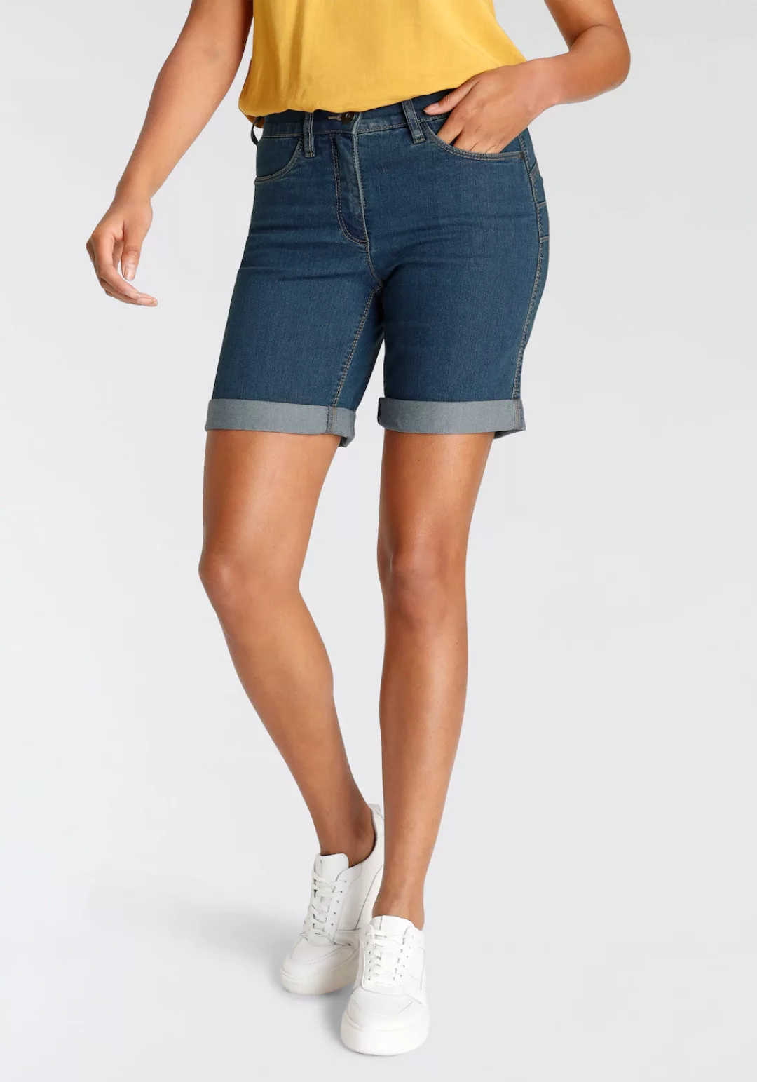 Arizona Jeansbermudas High Waist günstig online kaufen