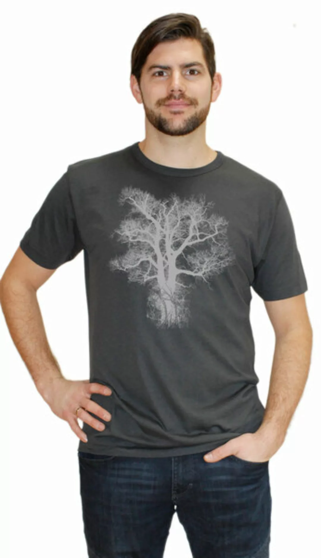 Herren-bambus-viskose-t-shirt Chestnut günstig online kaufen