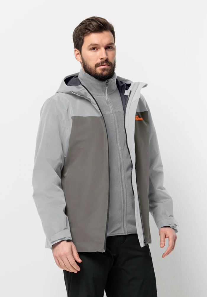 Jack Wolfskin 3-in-1-Funktionsjacke "TAUBENBERG 3IN1 JKT M", mit Kapuze günstig online kaufen