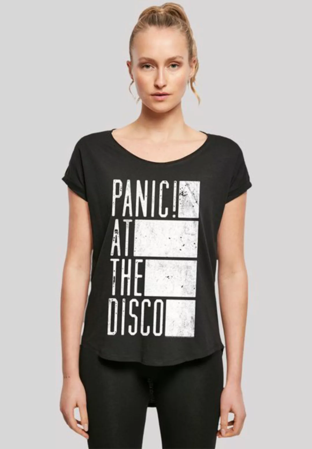 F4NT4STIC T-Shirt Panic At The Disco Block Text Premium Qualität günstig online kaufen