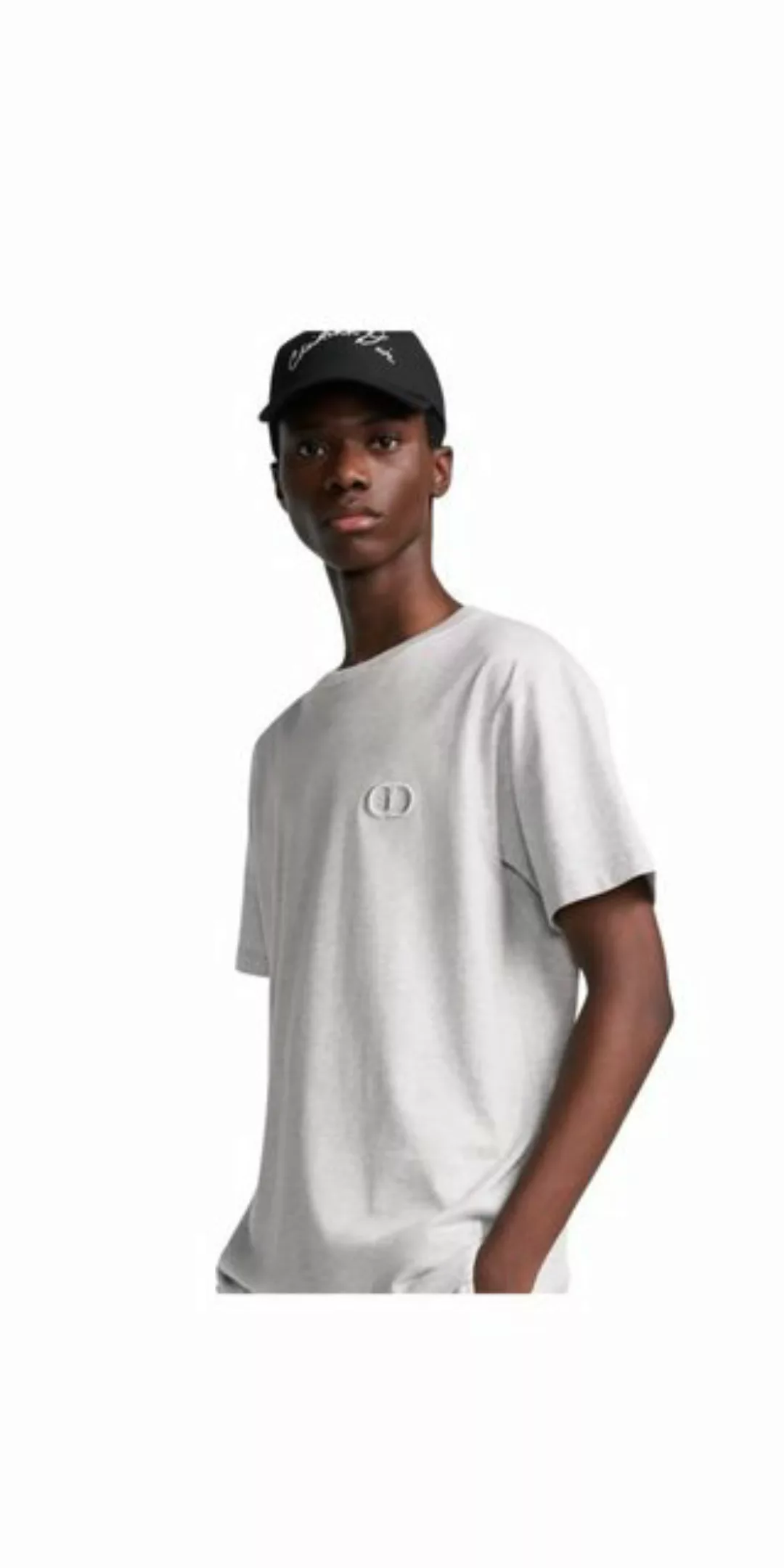 Dior Print-Shirt Dior CD Icon T-Shirt, Relaxed Fit Grey günstig online kaufen