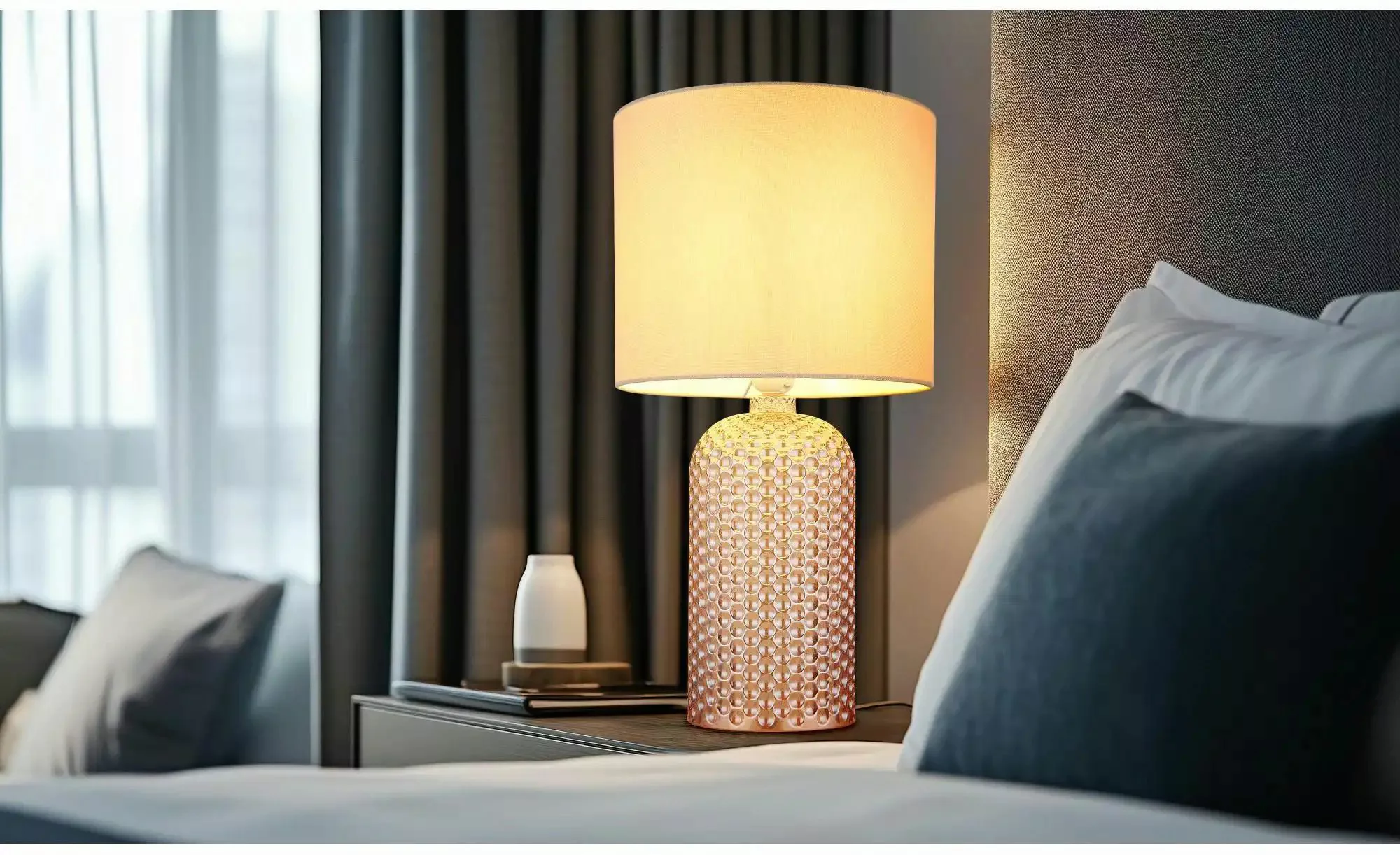 Globo Lighting Tischleuchte   ¦ gold ¦ Maße (cm): B: 26,5 H: 50  Ø: 26.5 La günstig online kaufen