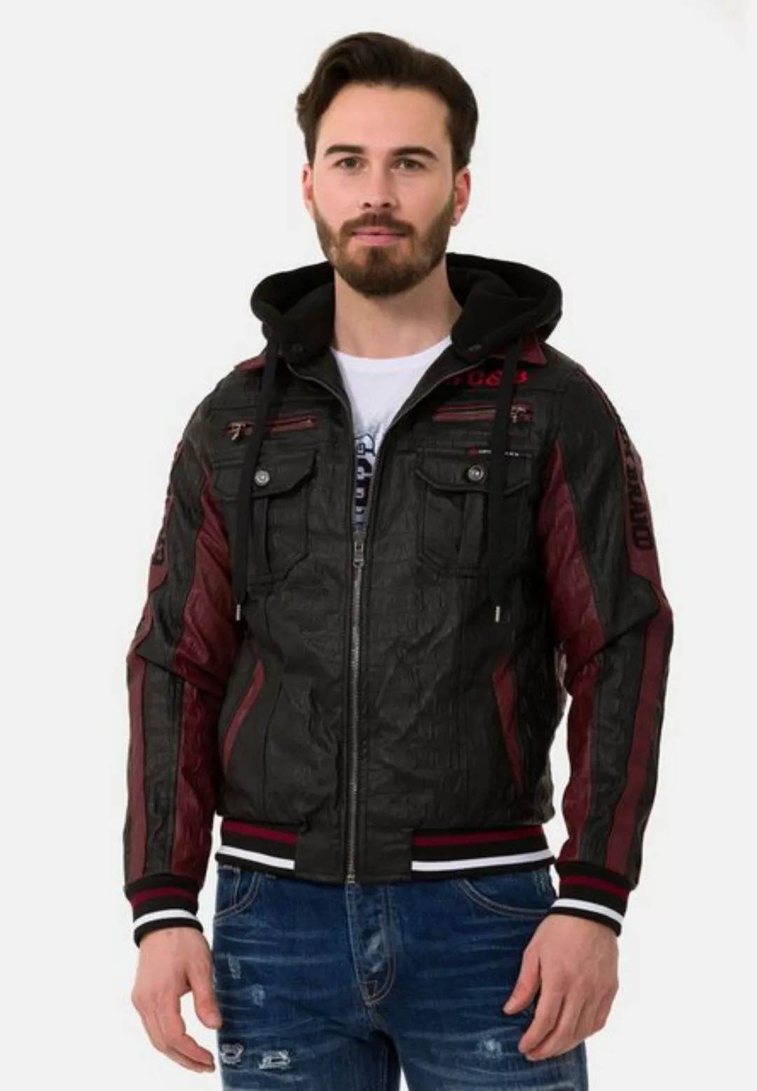 Cipo & Baxx Outdoorjacke in extravagantem Look günstig online kaufen