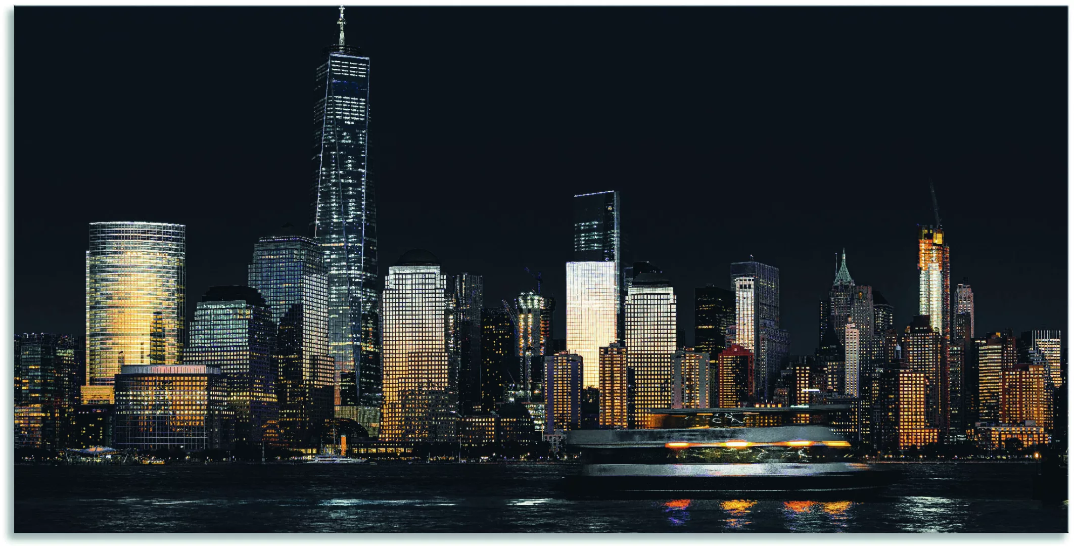 Artland Wandbild »New York Financial Distrikt«, New York, (1 St.), als Alub günstig online kaufen