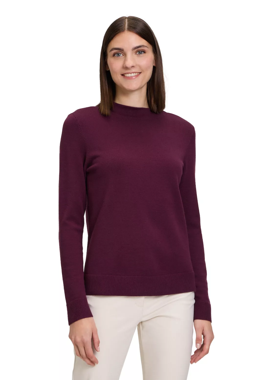 Betty Barclay Strickpullover "Betty Barclay Basic-Strickpullover mit Rundha günstig online kaufen