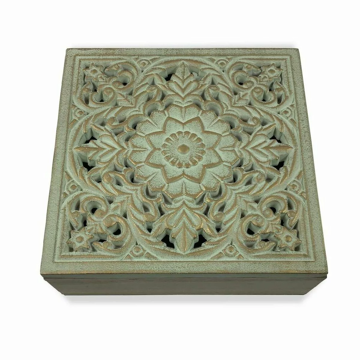 Box-schmuckkästchen Versa Mandala Holz Mdf (20 X 7 X 20 Cm) günstig online kaufen