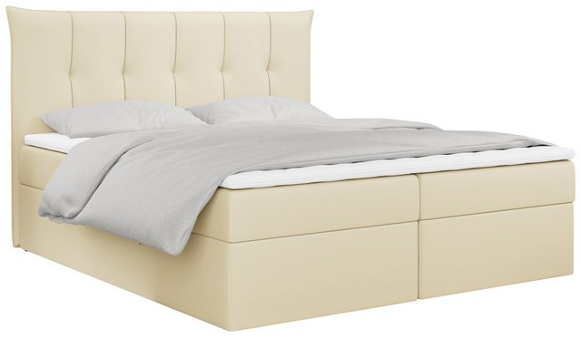 MKS MÖBEL Boxspringbett PREMIUM 10, Doppelbett mit Bettkasten für Schlafzim günstig online kaufen