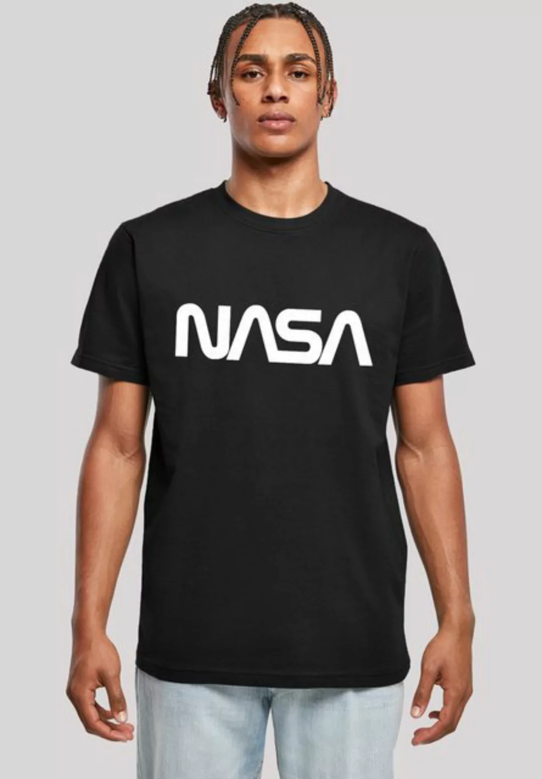 F4NT4STIC T-Shirt NASA Modern Logo Black Herren,Premium Merch,Regular-Fit,B günstig online kaufen