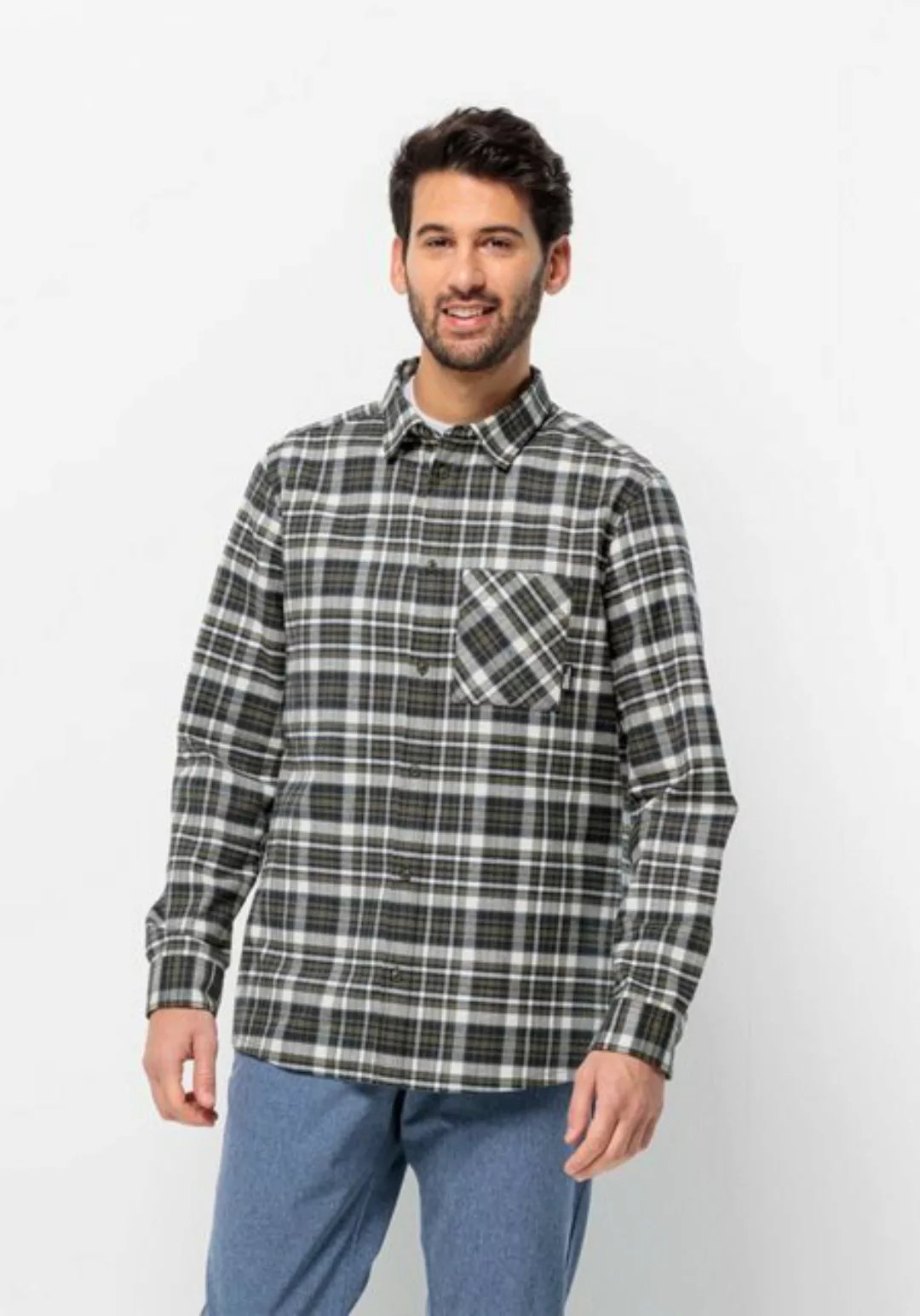 Jack Wolfskin Flanellhemd BERGWEG SHIRT M günstig online kaufen