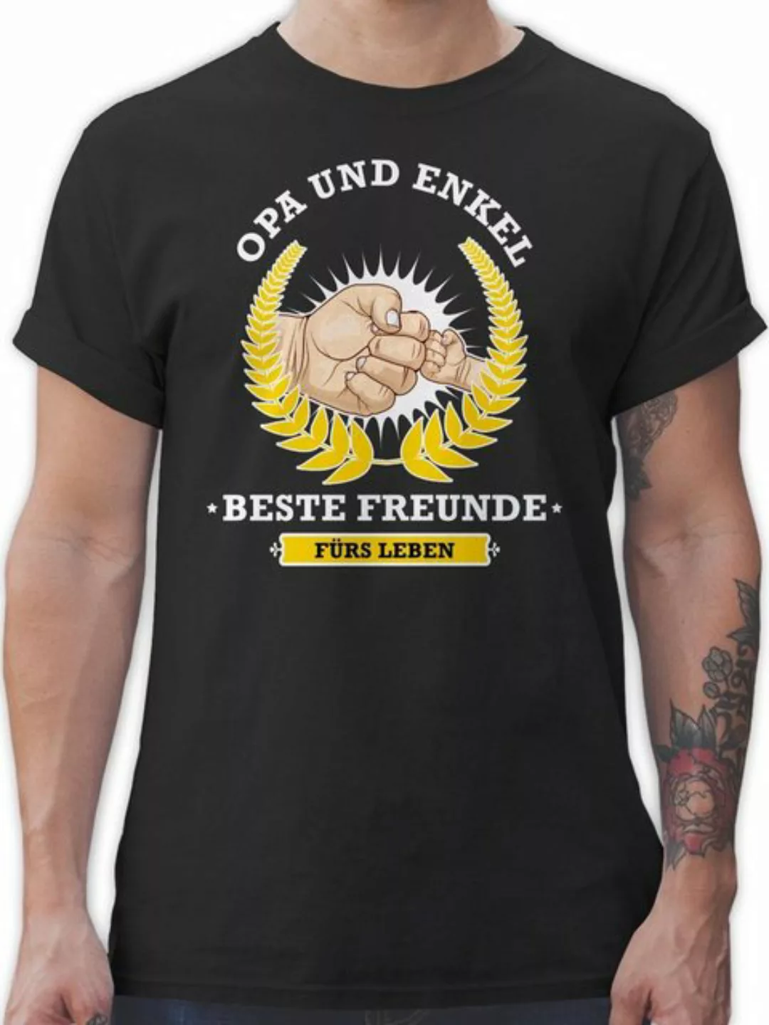 Shirtracer T-Shirt Opa und Enkel - beste Freunde fürs Leben Opa Geschenke günstig online kaufen