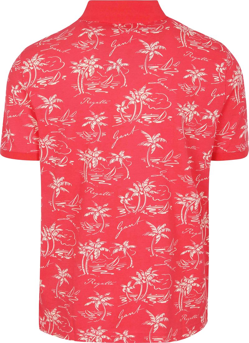 Gant Poloshirt Palm Druck Watermelon - Größe XXL günstig online kaufen