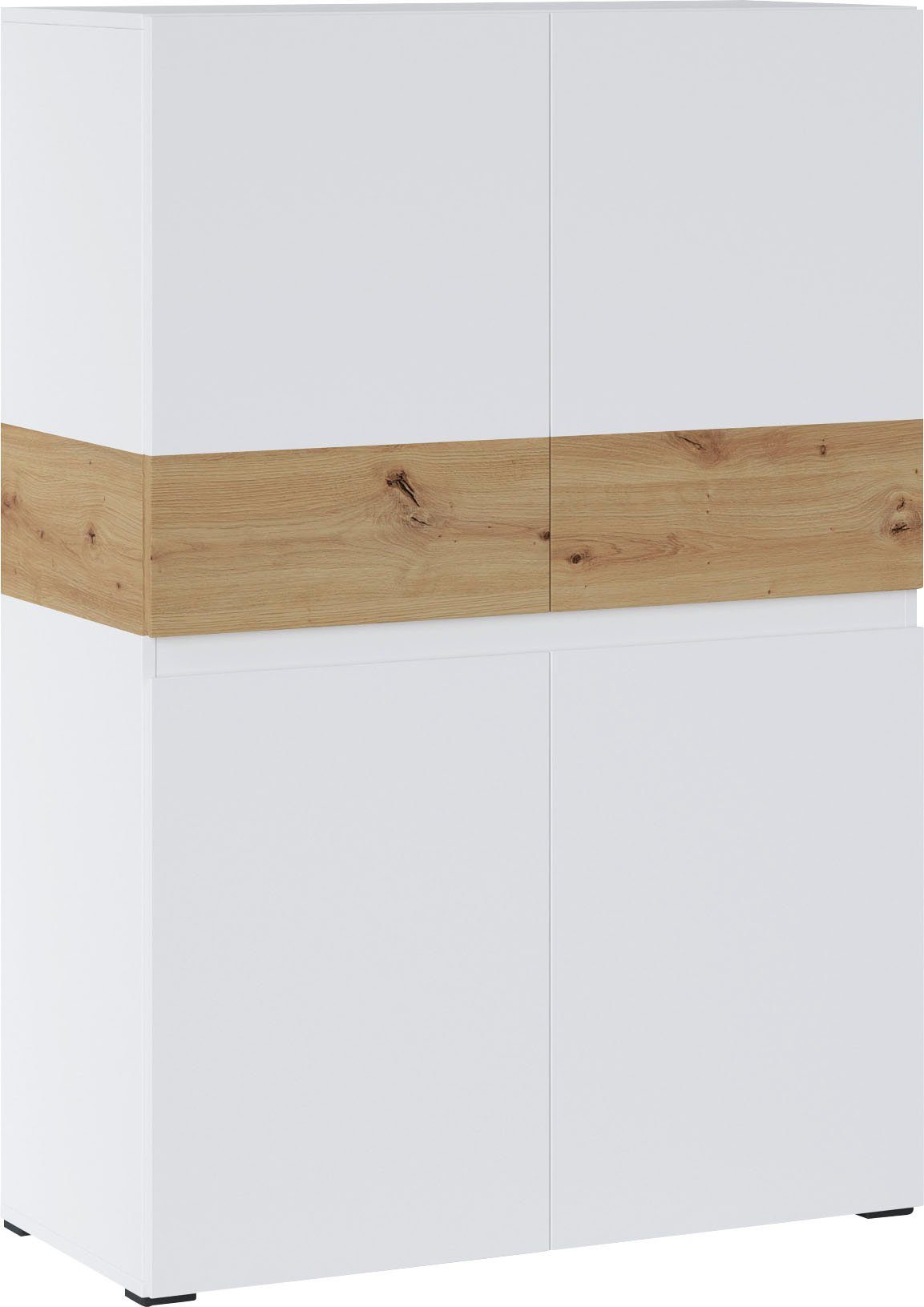 INOSIGN Highboard "Rimini", Höhe 129 cm günstig online kaufen