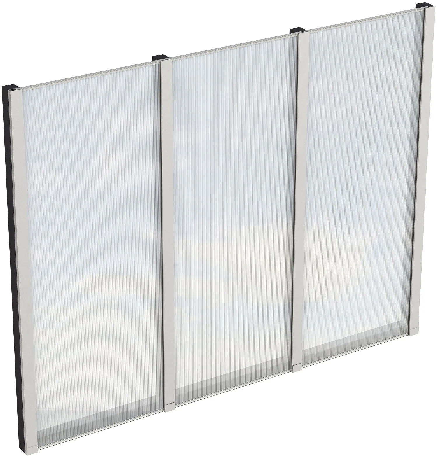 Skanholz Carport-Seitenwand, m. Polycarbonat, freistehend günstig online kaufen