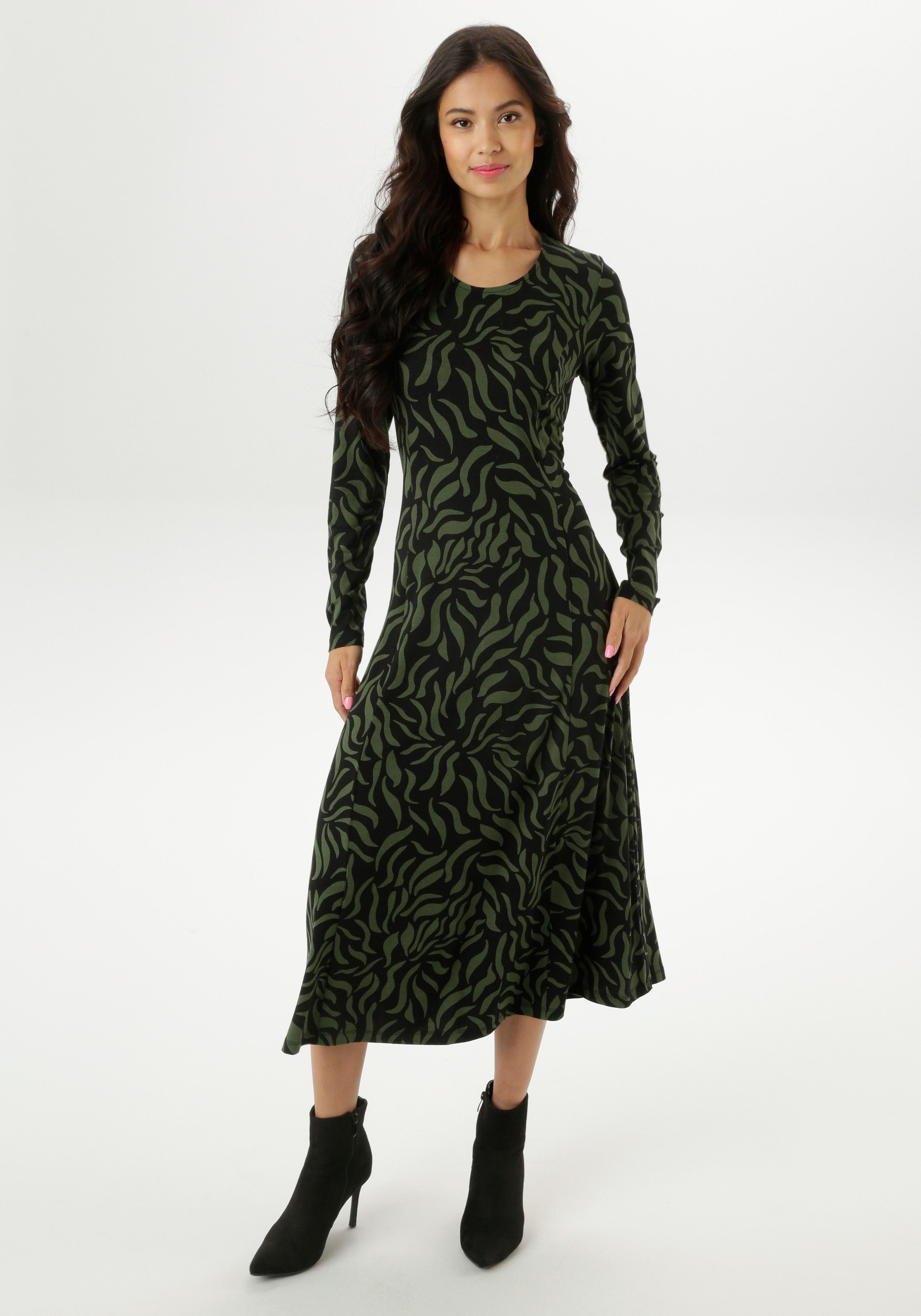 Aniston SELECTED Midikleid in leichter A-Linien-Form günstig online kaufen