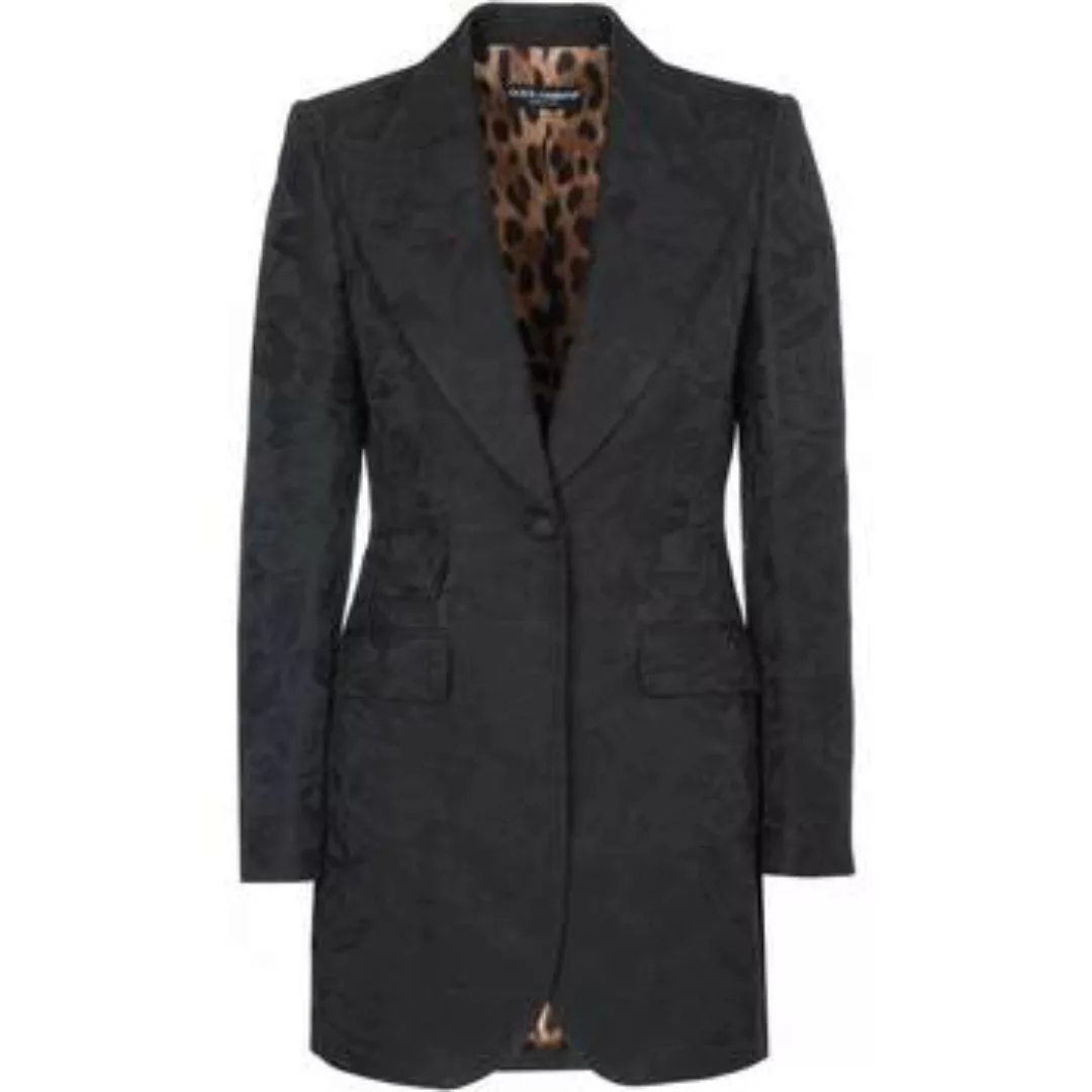 DOLCE & GABBANA Langjacke Dolce & Gabbana Blazer schwarz günstig online kaufen