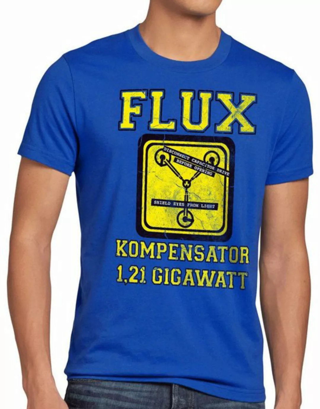 style3 Print-Shirt Herren T-Shirt Flux Kompensator Future Gamer Zukunft Zur günstig online kaufen