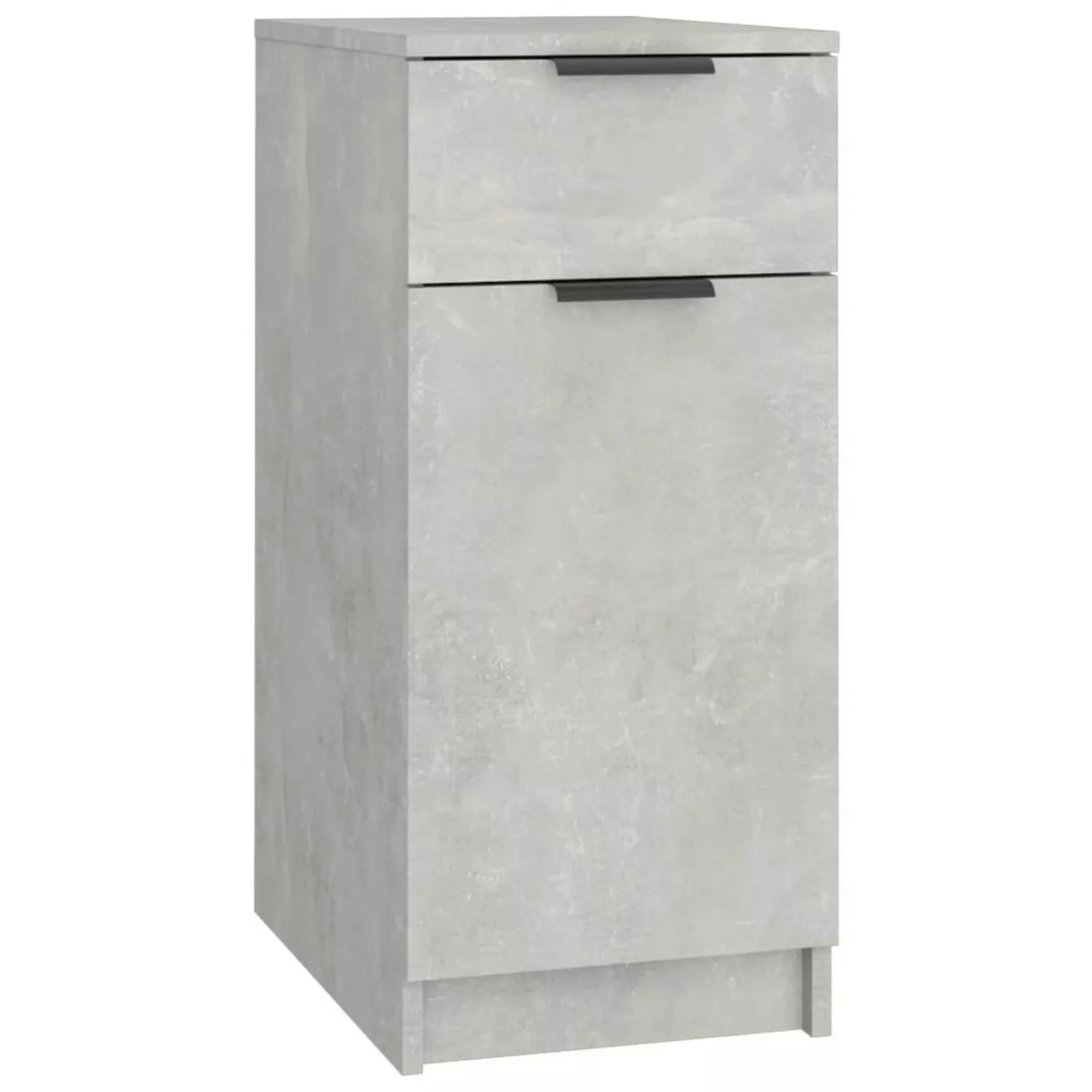 vidaXL Aktenschrank Schreibtischschrank Betongrau 33,5x50x75 cm Spanplatte günstig online kaufen