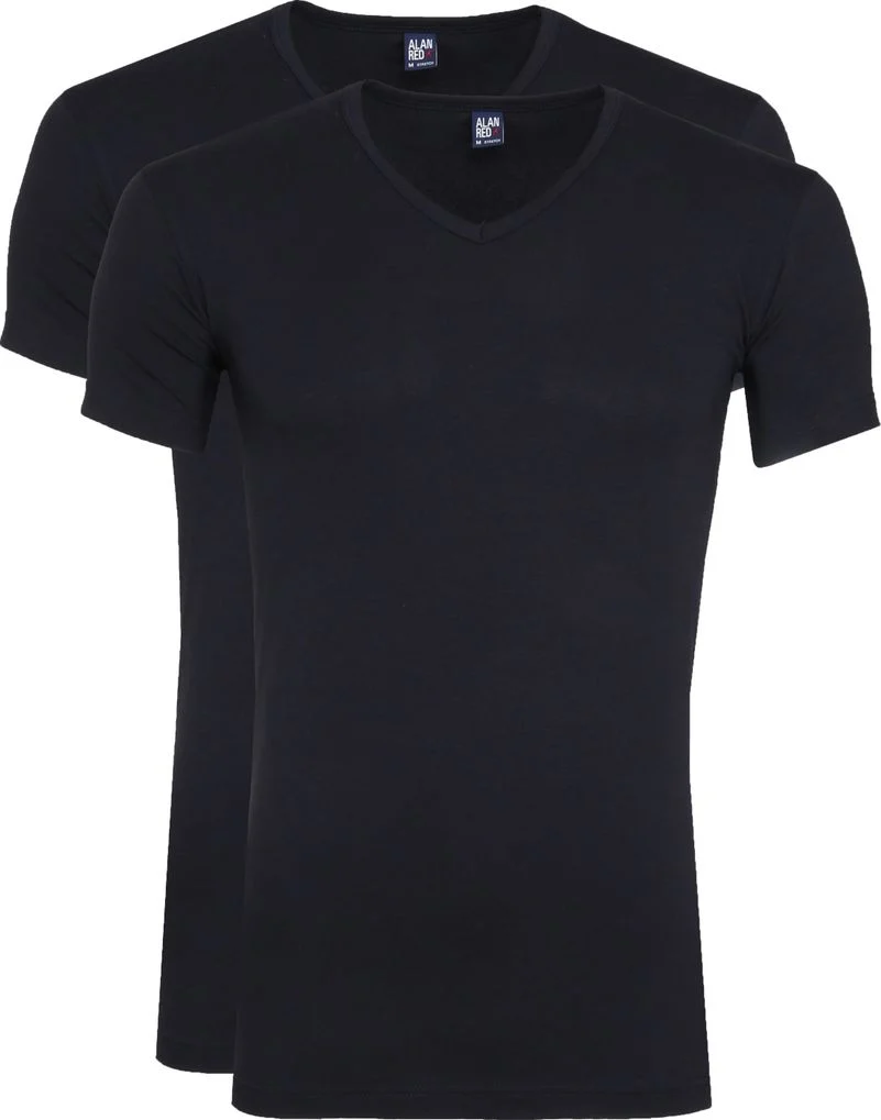 Alan Red Oklahoma Stretch T-Shirt Navy (2er-Pack) - Größe XXL günstig online kaufen