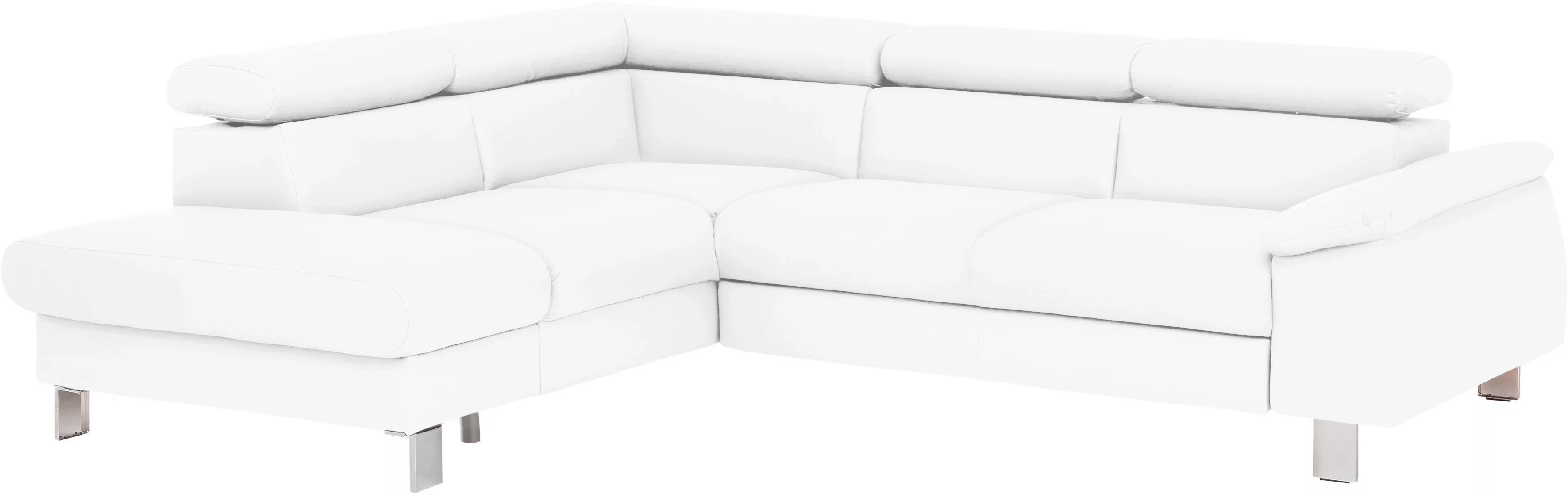 COTTA Ecksofa "Komaris L-Form", inklusive Kopf- bzw. Rückenverstellung, wah günstig online kaufen