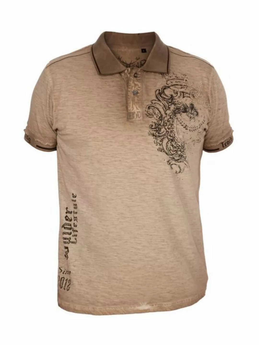 Hangowear Trachtenshirt T-Shirt ASKAN greige günstig online kaufen