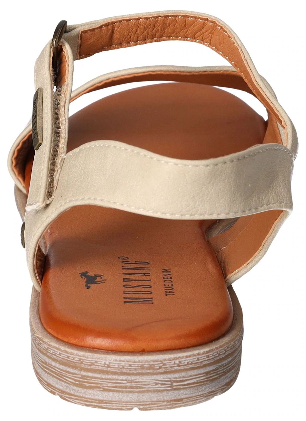 Mustang Shoes Sandale, Sommerschuh, Sandalette, Riemchensandale in asymmetr günstig online kaufen