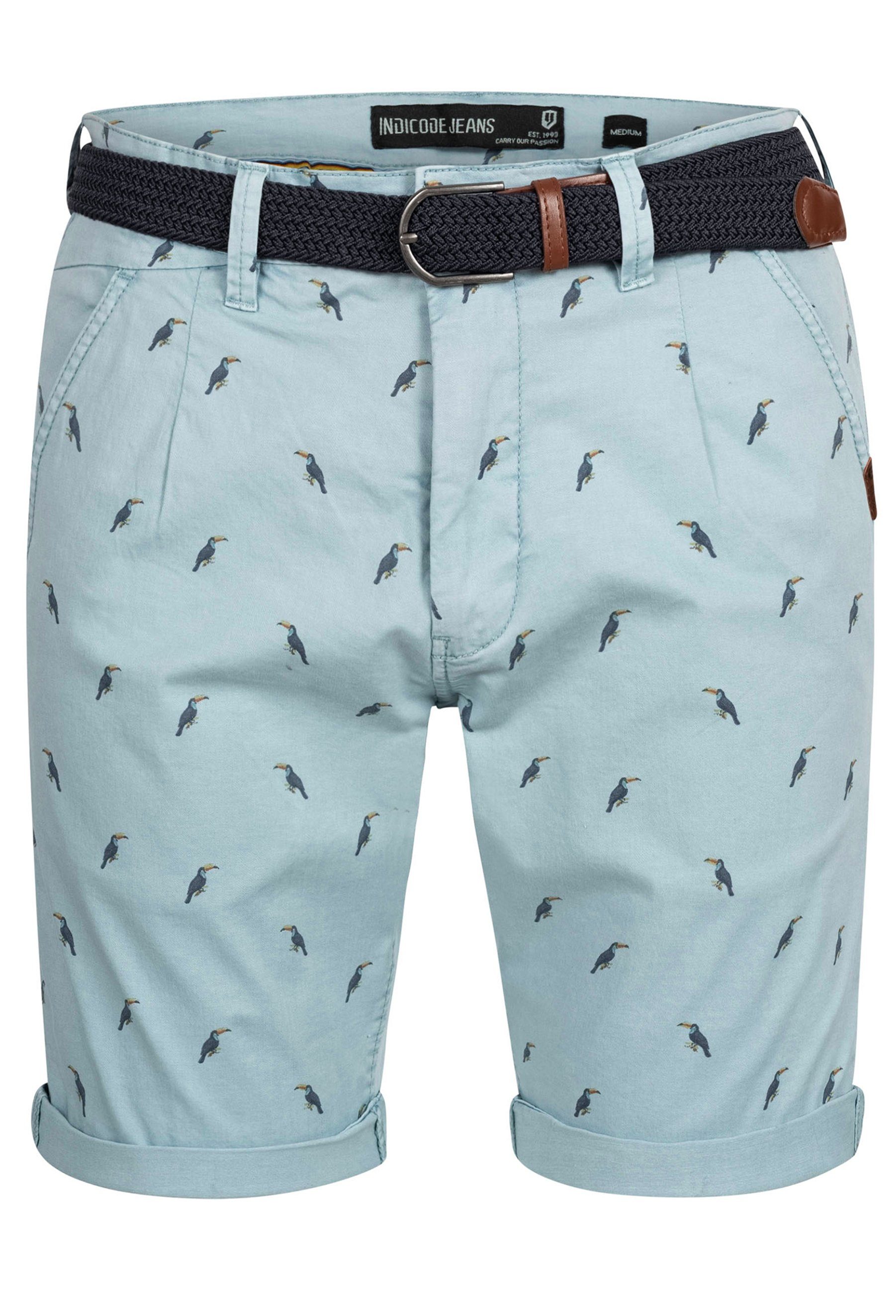Indicode Chinoshorts Elisa aus elastischer Baumwoll-Qualität, günstig online kaufen