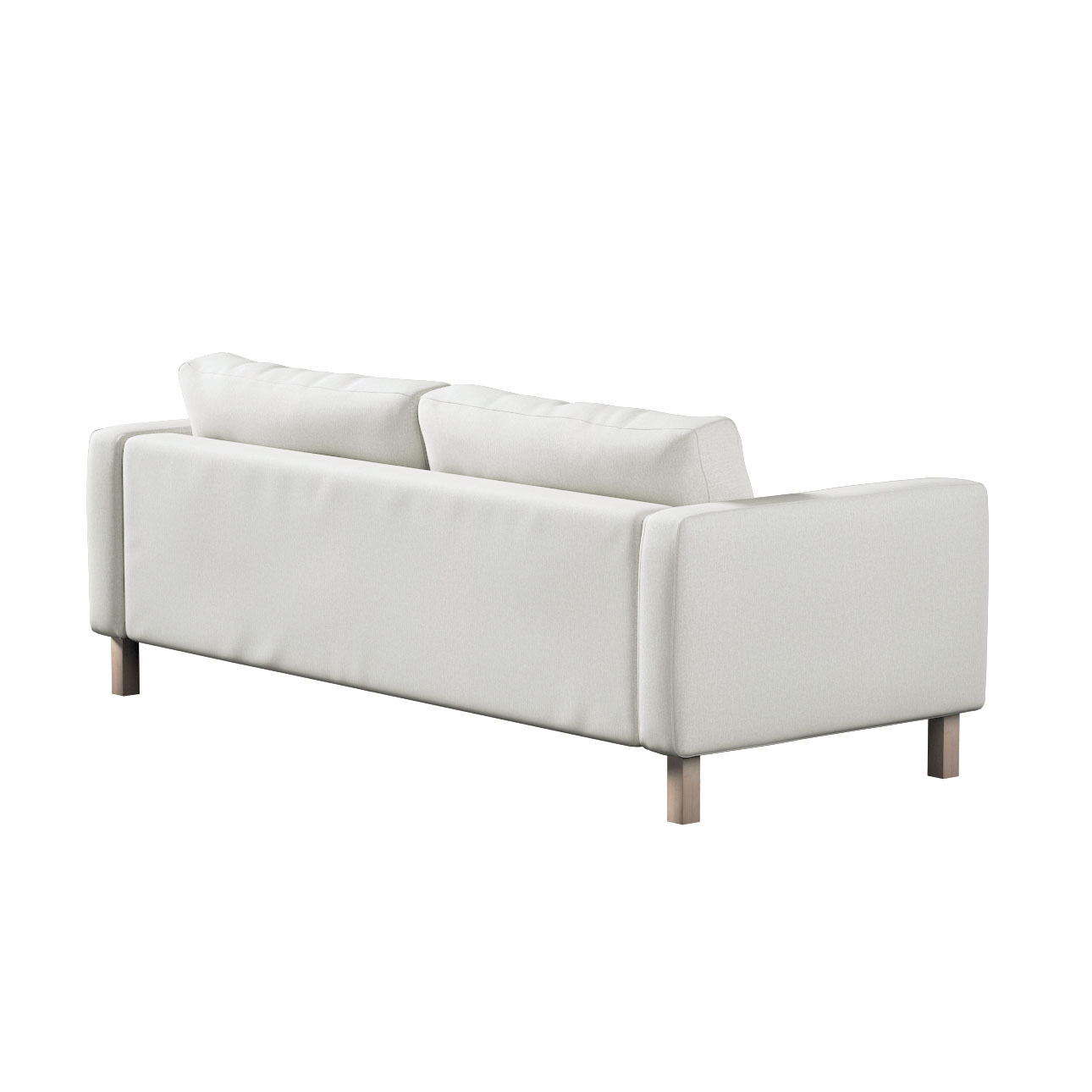 Bezug für Karlstad 3-Sitzer Sofa nicht ausklappbar, kurz, creme, Bezug für günstig online kaufen