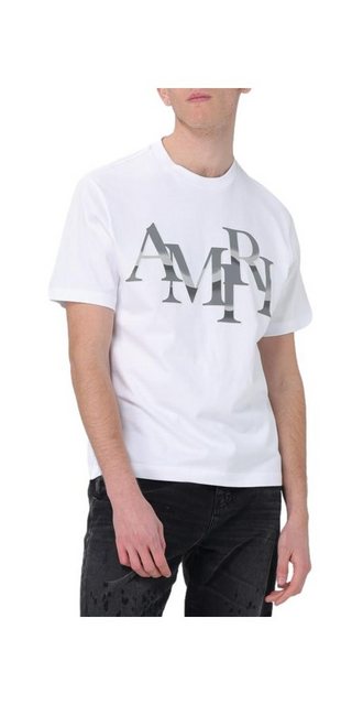 AMIRI Print-Shirt AMIRI Logo Print T-Shirt Weiß Herren günstig online kaufen