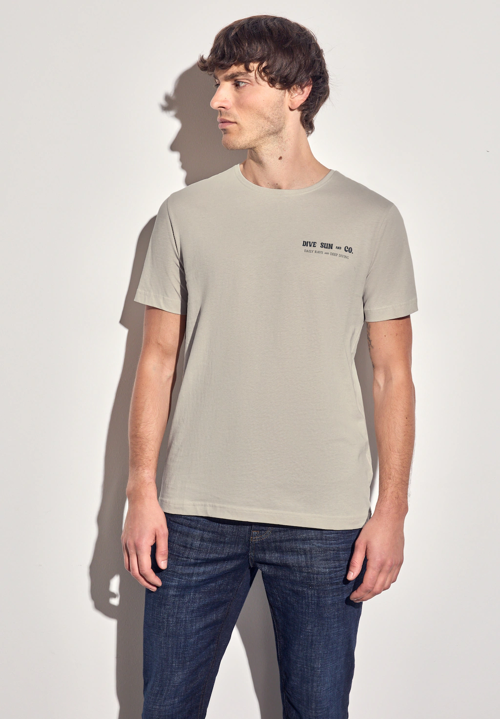 STREET ONE MEN T-Shirt, mit Rundhalsausschnitt günstig online kaufen