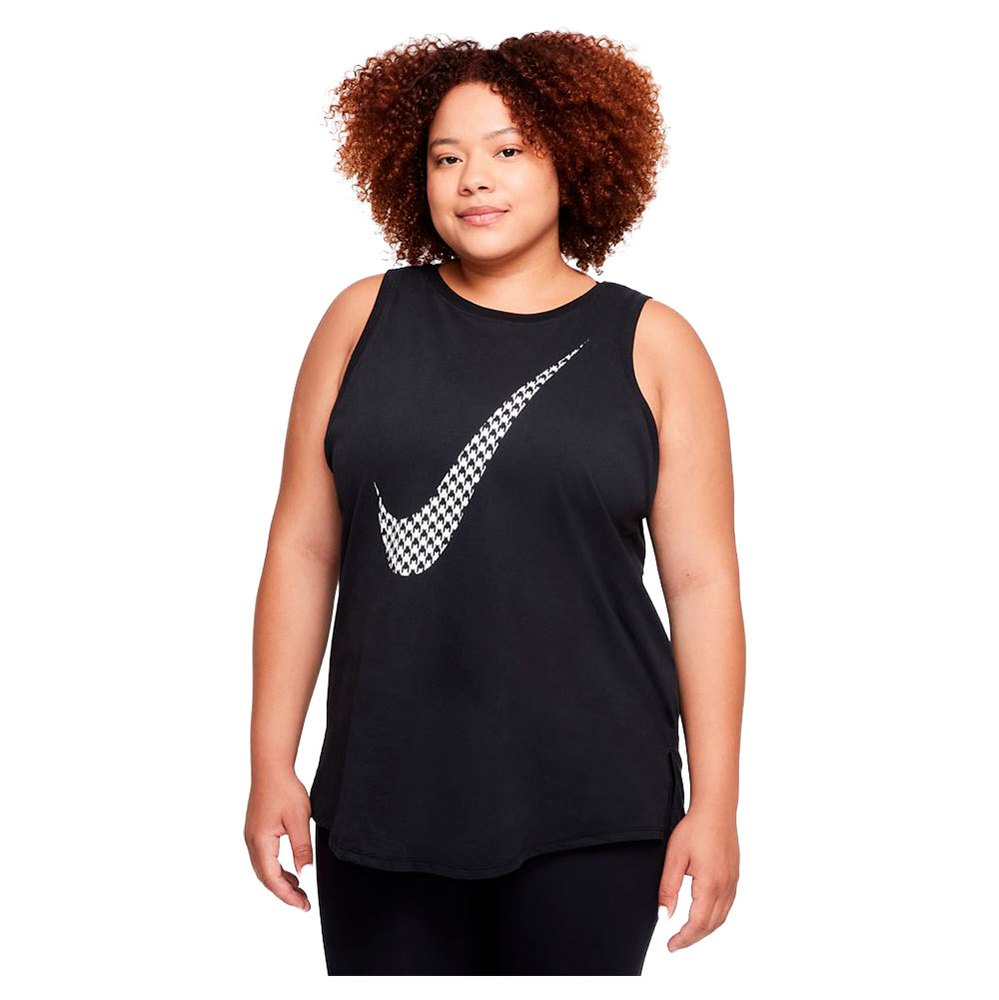 Nike Dri Fit Icon Clash Graphic Big Ärmelloses T-shirt 1X Black / White günstig online kaufen