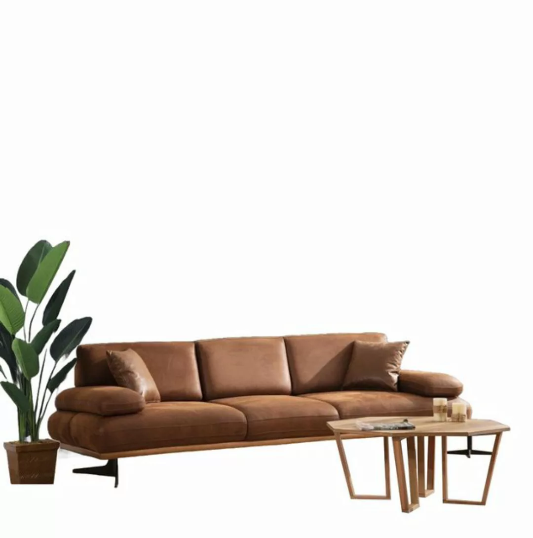 JVmoebel 4-Sitzer Viersitzer Sofa Couch Modern Design Stoff Luxus Wohnzimme günstig online kaufen