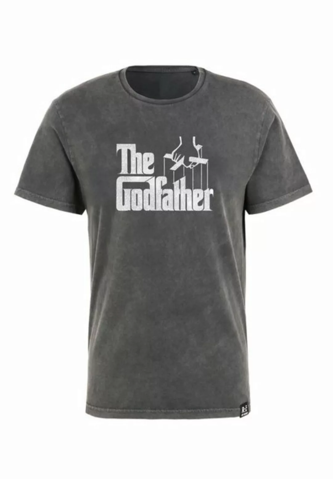 Recovered T-Shirt The Godfather Strings Logo Washed Relaxed GOTS zertifizie günstig online kaufen